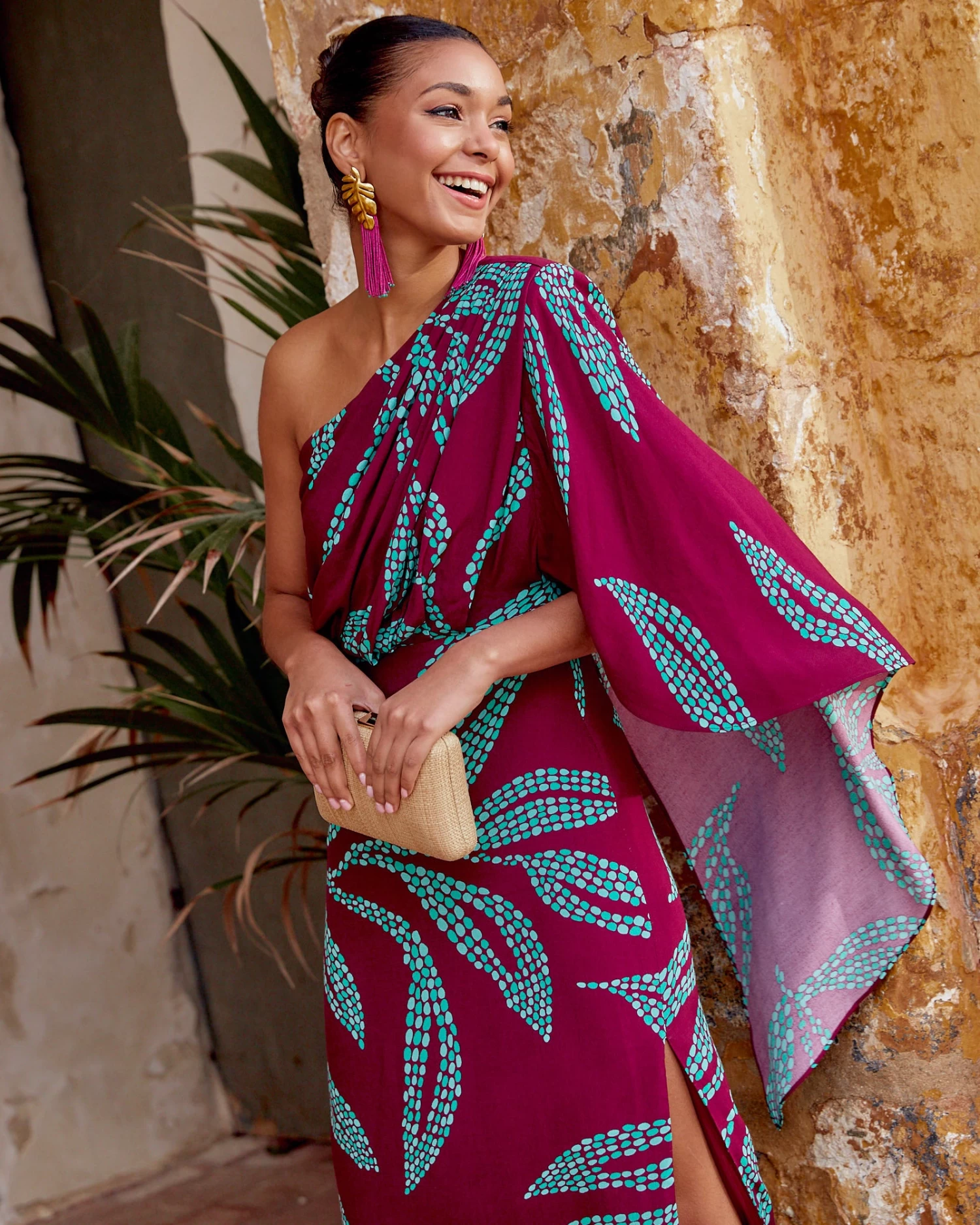 Vestido Deia Bogotá Berenjena 6 Vestido Deia Bogotá Berenjena - Imagen 4