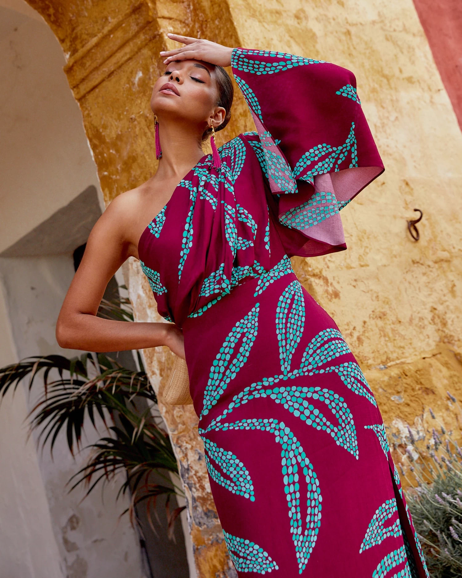 Vestido Deia Bogotá Berenjena 3 Vestido Deia Bogotá Berenjena