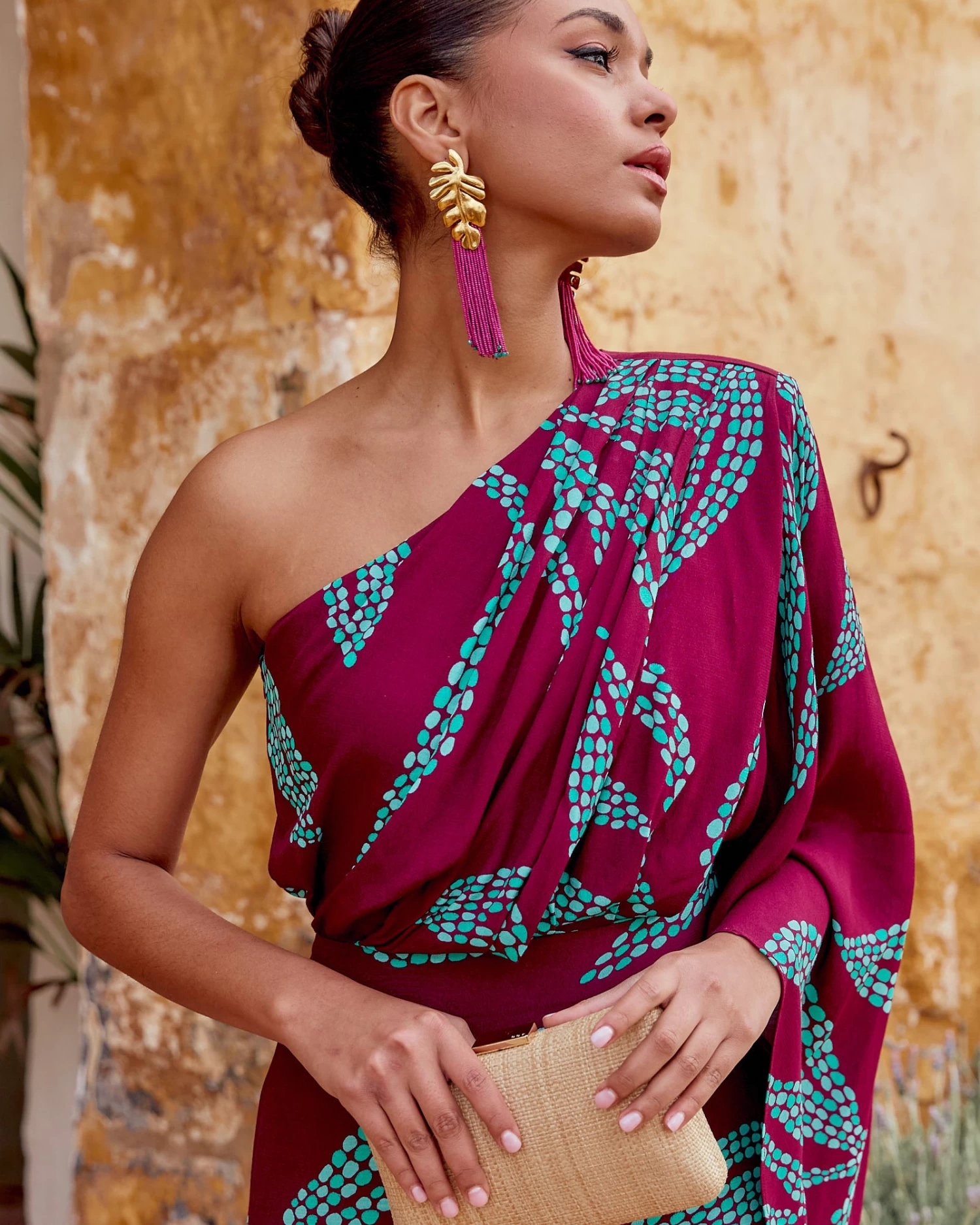 Vestido Deia Bogotá Berenjena 8 Vestido Deia Bogotá Berenjena - Imagen 6