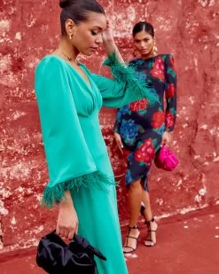 Vestido Marabú Verde -Lady Pipa ladypipa cali SS23 12382